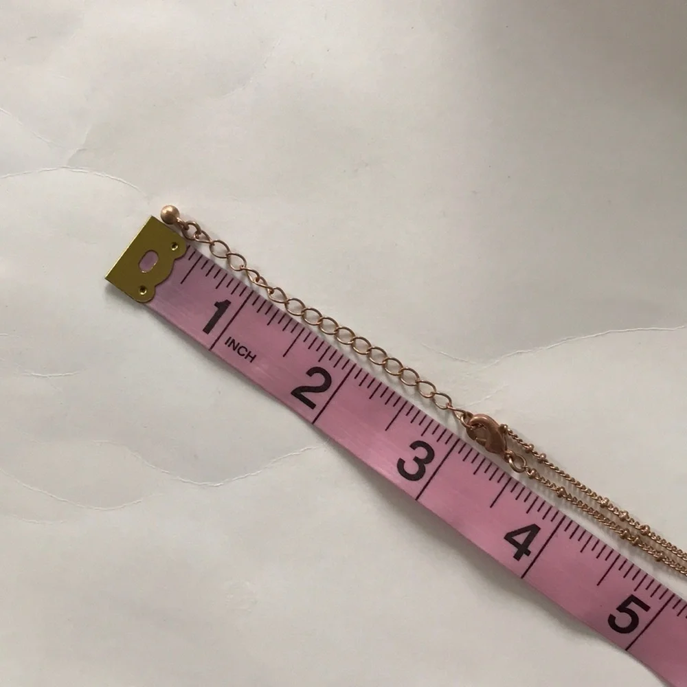 Coral Color Long Fringe Pendant Necklace - Picture 5 of 6